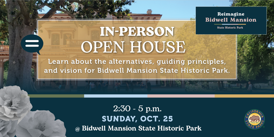 Bidwell Mansion Open House Flyer